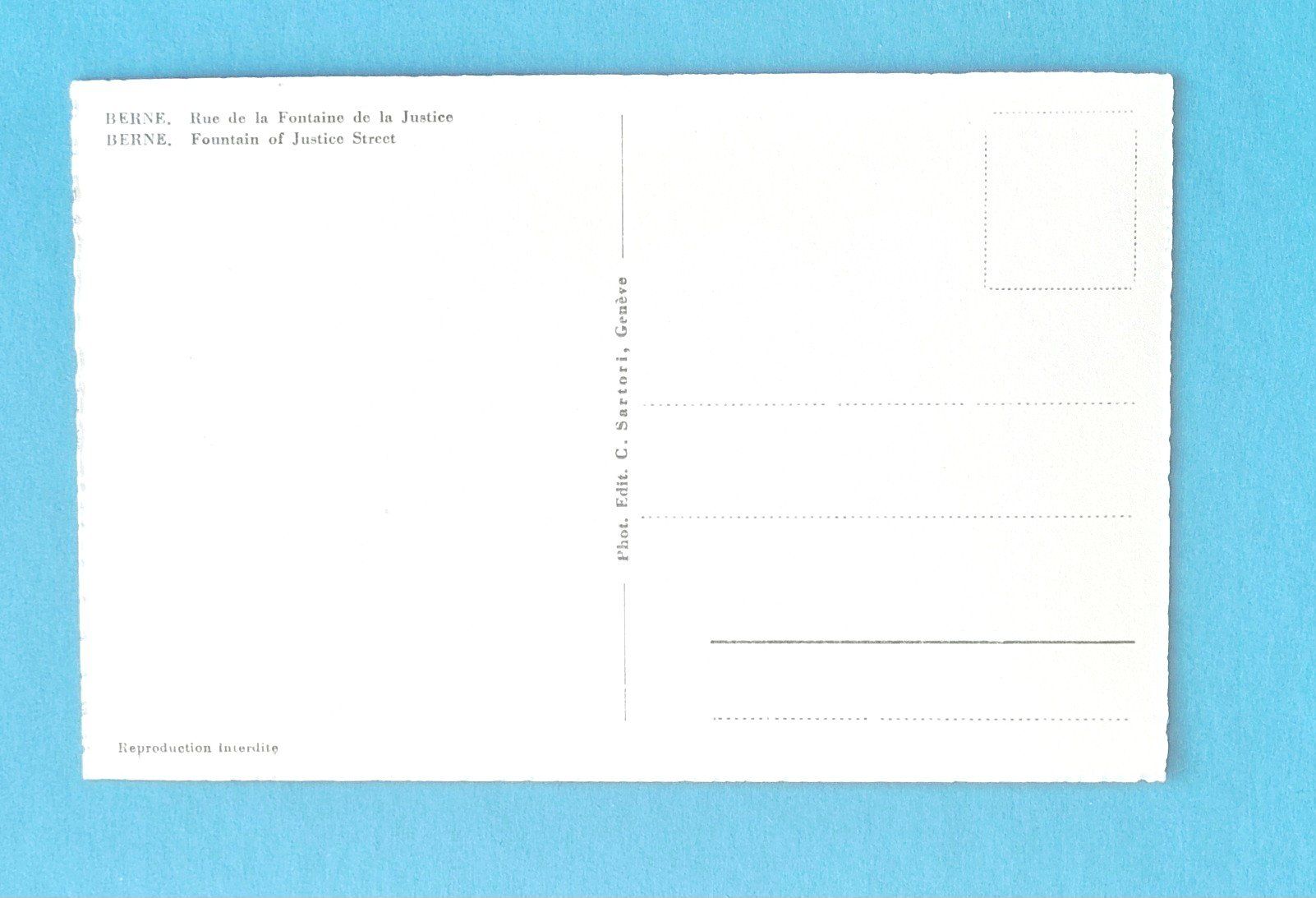 Cartes postales: Bern - Gerechtigkeitsgasse - Trolleybus - Bus – D'occasion à Rothrist par RROENK 1