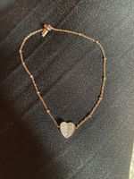 Bracelet Fossil Rose Gold cœur neuf