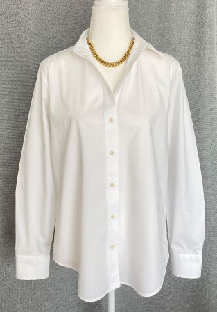 Lauren Ralph Lauren Hemdbluse aus Baumwolle Grösse M