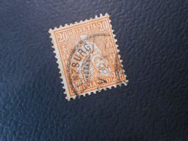 CH ZNr. 48  sitz. Helvetia  1881  Z CHF 175