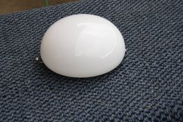 VINTAGE WAND ODER DECKEN LAMPE WEISSGLAS
