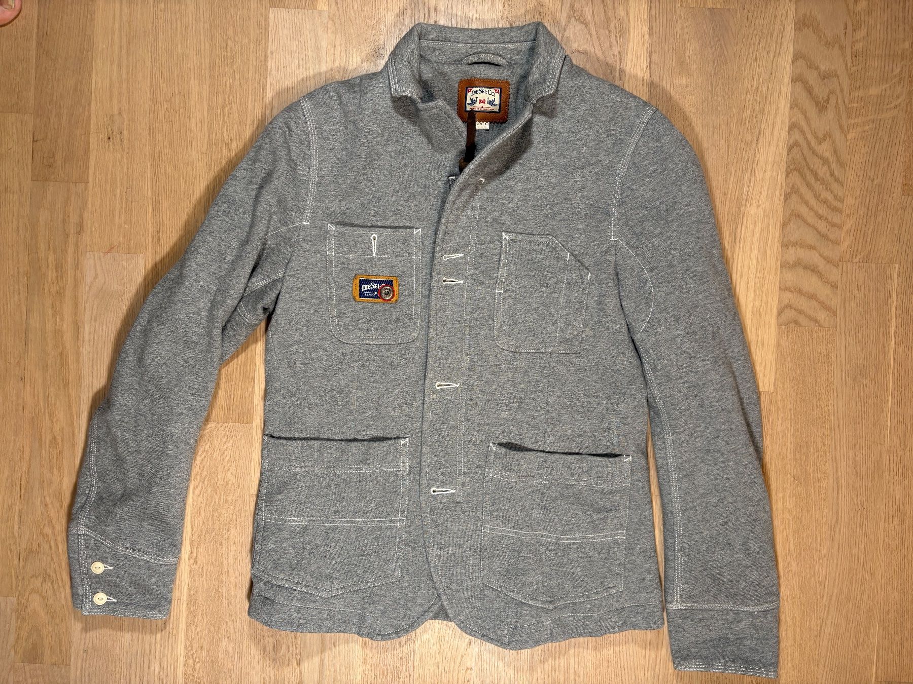 Diesel Jacken: Diesel Jacke Grau Baumwolle L – Gebraucht aus Elgg von Jo_Naj
