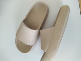 Badeschuhe Gr. 36, beige, gepflegt