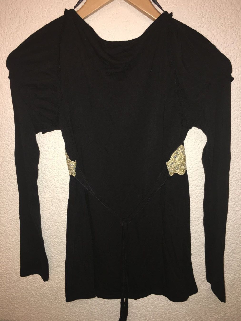 Heine Tuniken: APART Shirt, Gr.38, schwarz mit Spitze – Gebraucht aus Arni AG von Mimo007 4