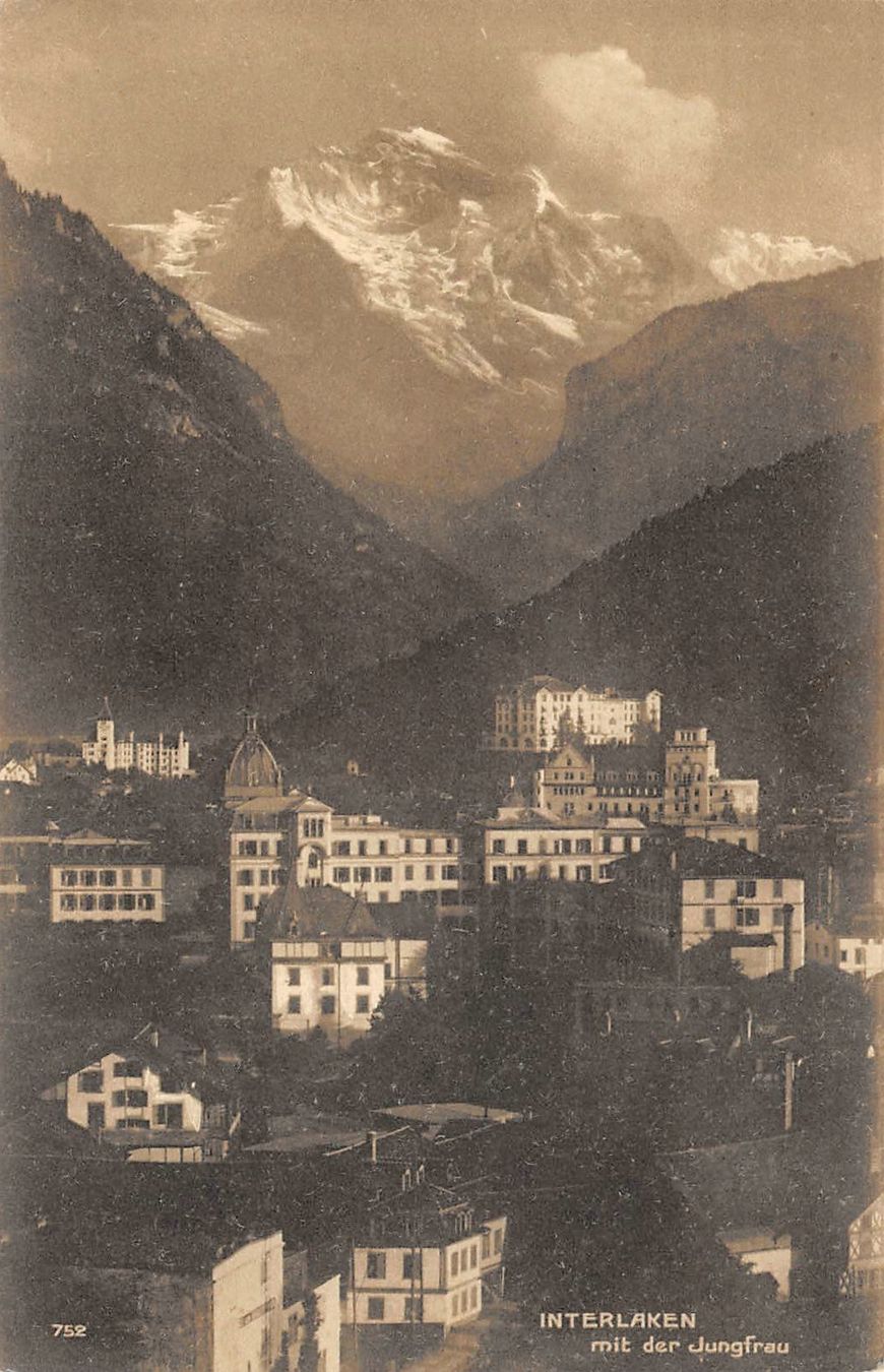 Ansichtskarten: 2x Interlaken – Gebraucht aus Ottikon b.Kemptth. von Neptun1974