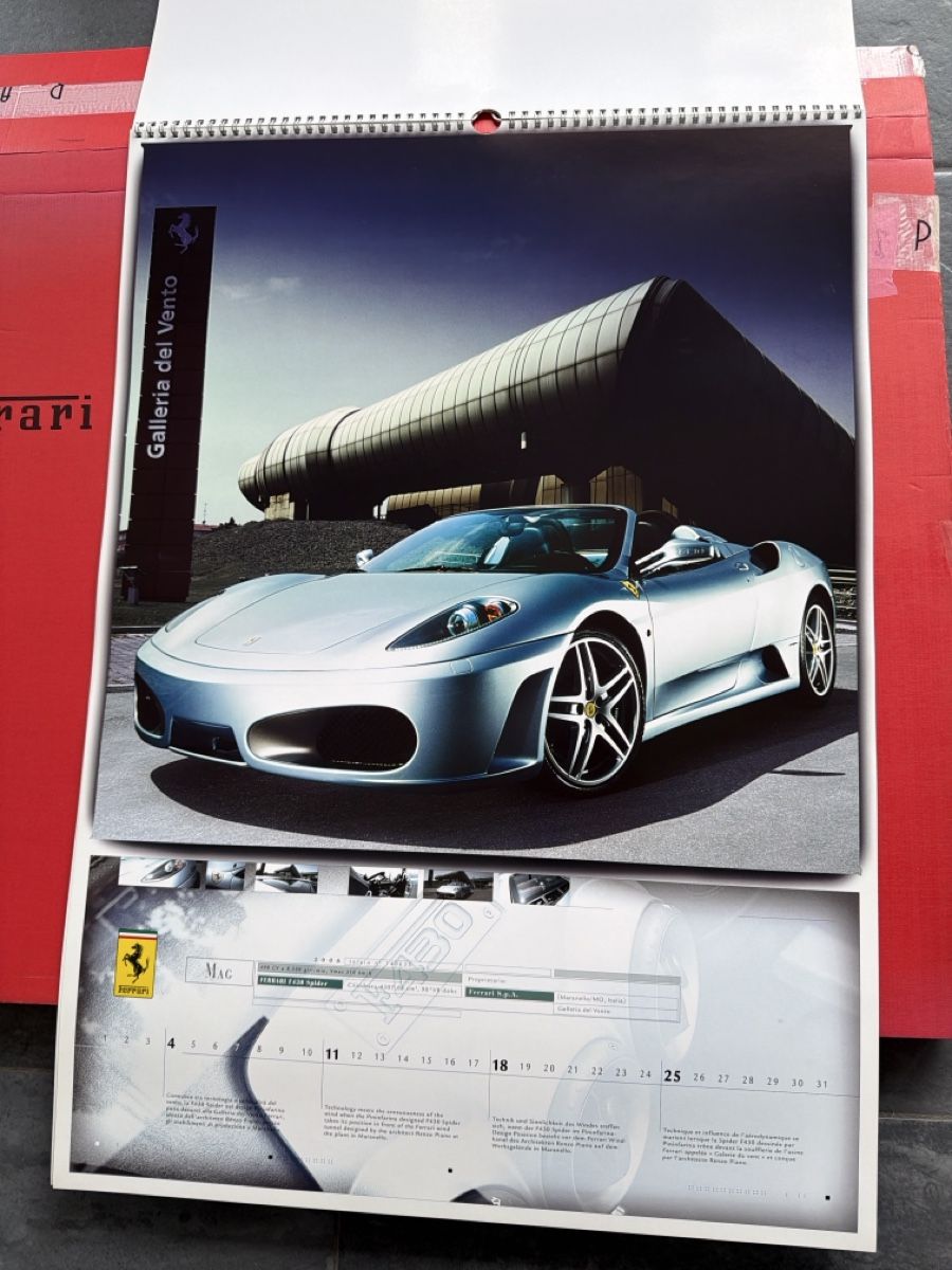 Ferrari Calendriers: Original Ferrari Kalender 2008 – D'occasion à Wolfwil par Rolex1 4