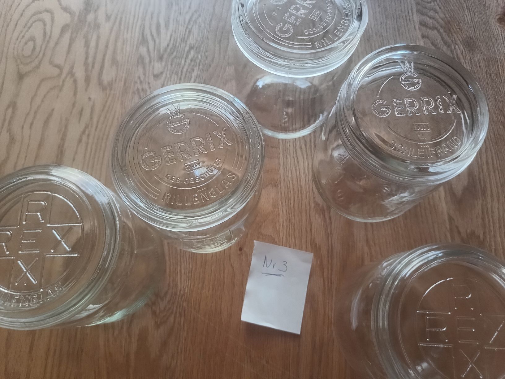 Behälter & Ähnliches: 3 GERRX und 2 Rex Einmachgläser 1Liter  – Gebraucht aus Burgdorf von Bxblau 4