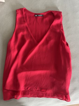 Zara Sommer Top, Grösse M, Rot, neuwertig!