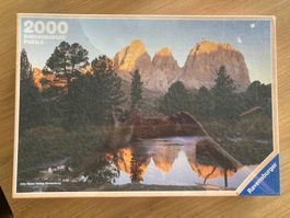 Puzzle Im Morgenlicht, Berge. Ravensburger Puzzle