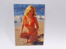 Vintage Pin Up Postkarte / Ansichtskarte - Strandschönheit