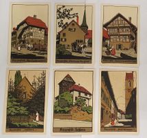 Frauenfeld  - 6 Künstler-Stein-Zeichnungen