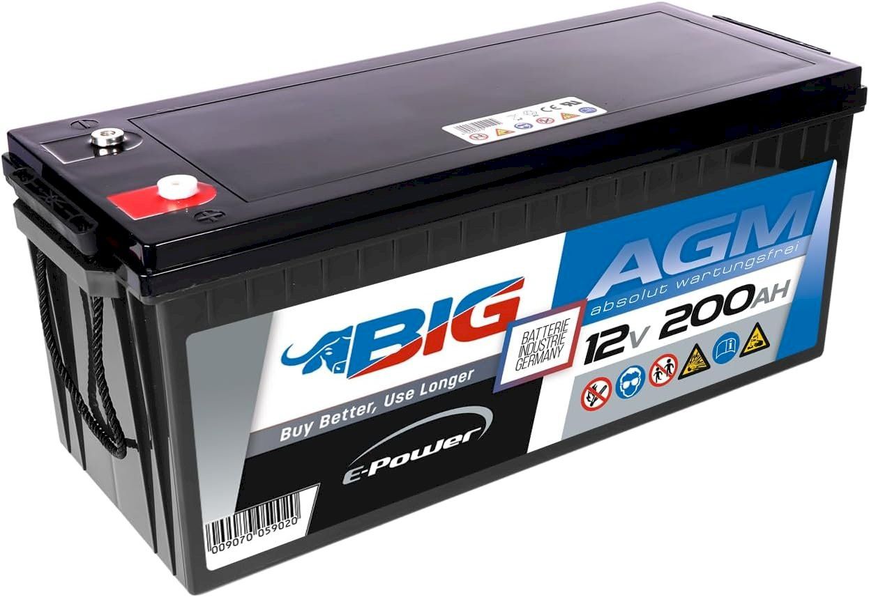 Batterien: BIG E-Power AGM 12V 200Ah – Neu und originalverpackt aus Bottighofen von zaap 1