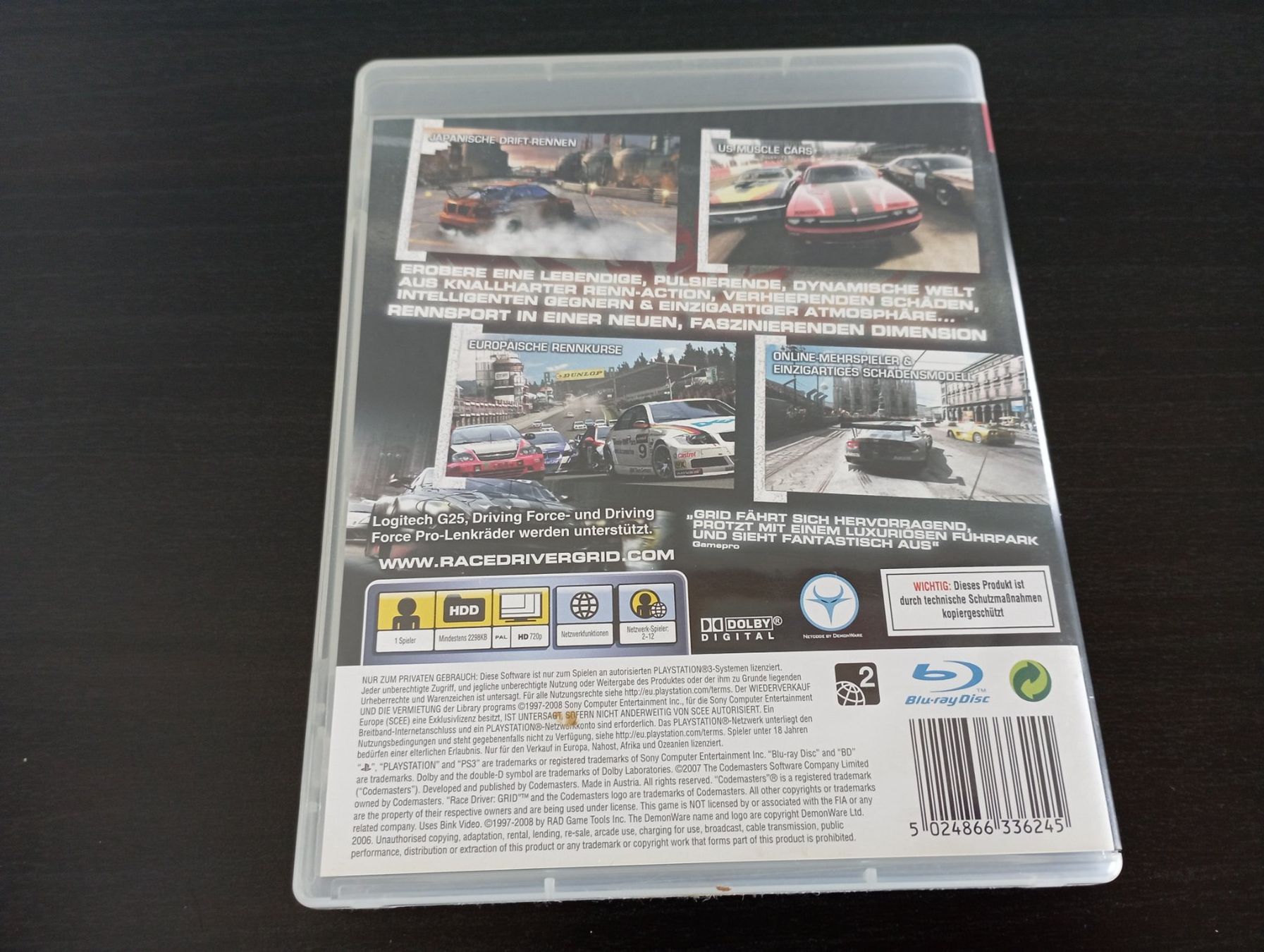 Sony Jeux: PS3 Racedriver GRID – D'occasion à Allschwil par pri_9lsr 2