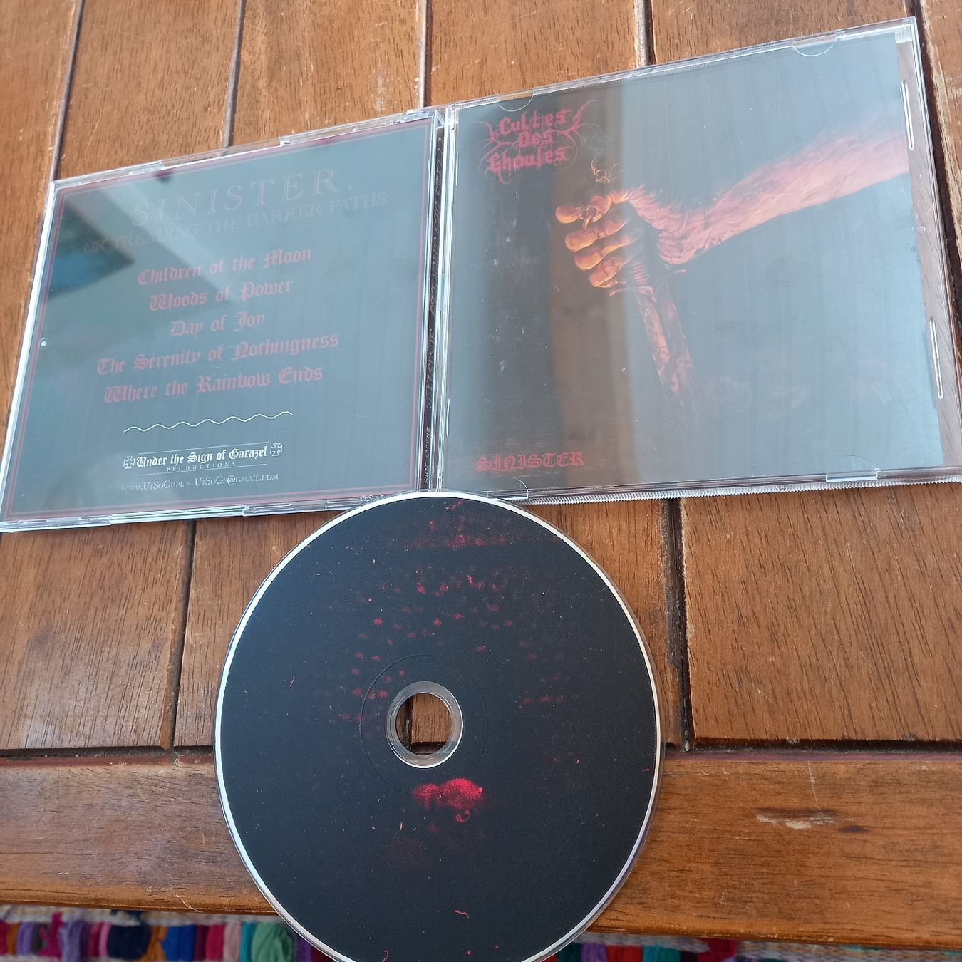 CD: cultes Des Ghoules- Sinister  – Usato da St-Cergue venduto da VeganWarrior