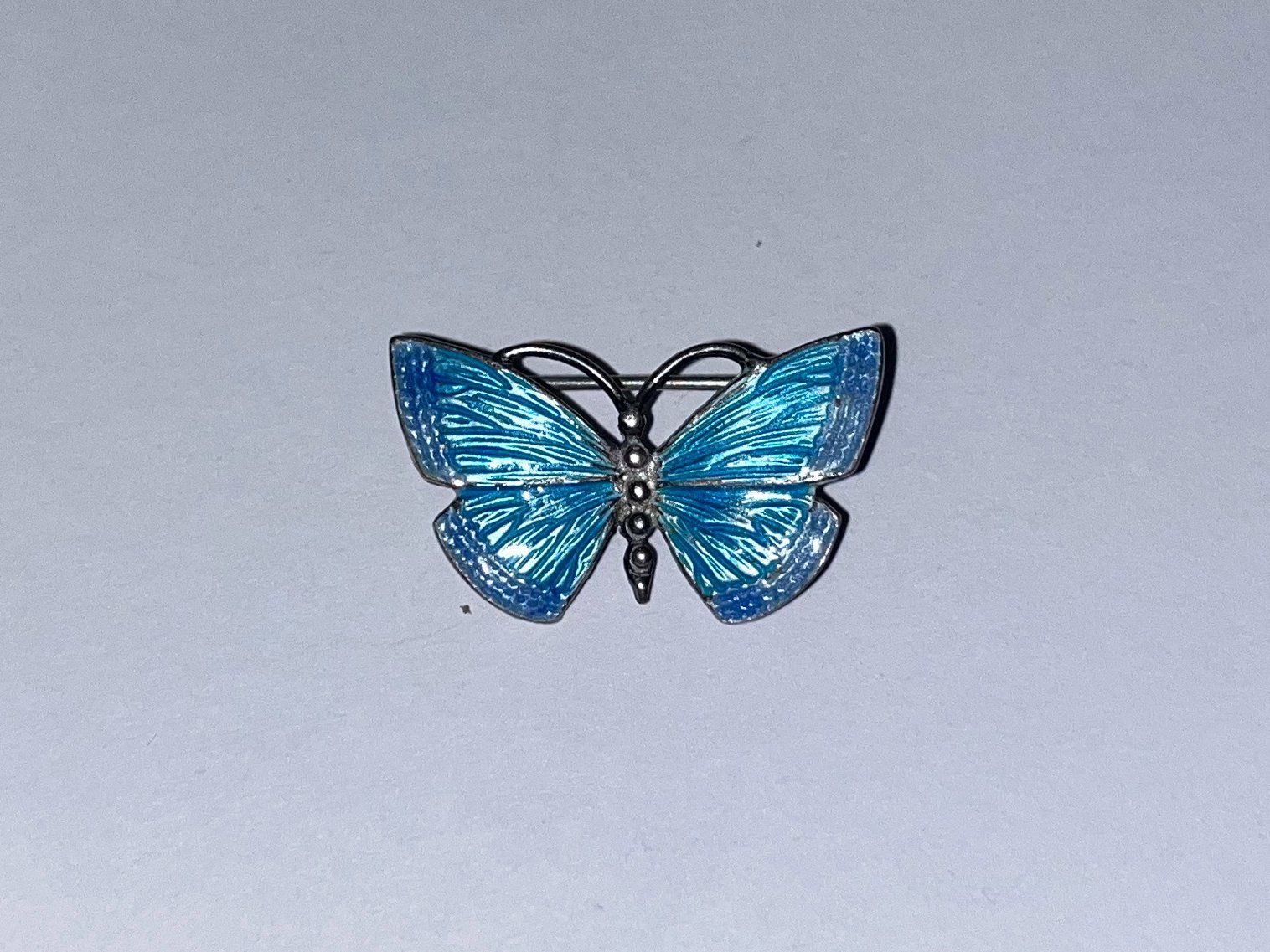 Broches & Aiguilles: Schmetterling Emaille – D'occasion à Zürich par Vintage-Jewellery