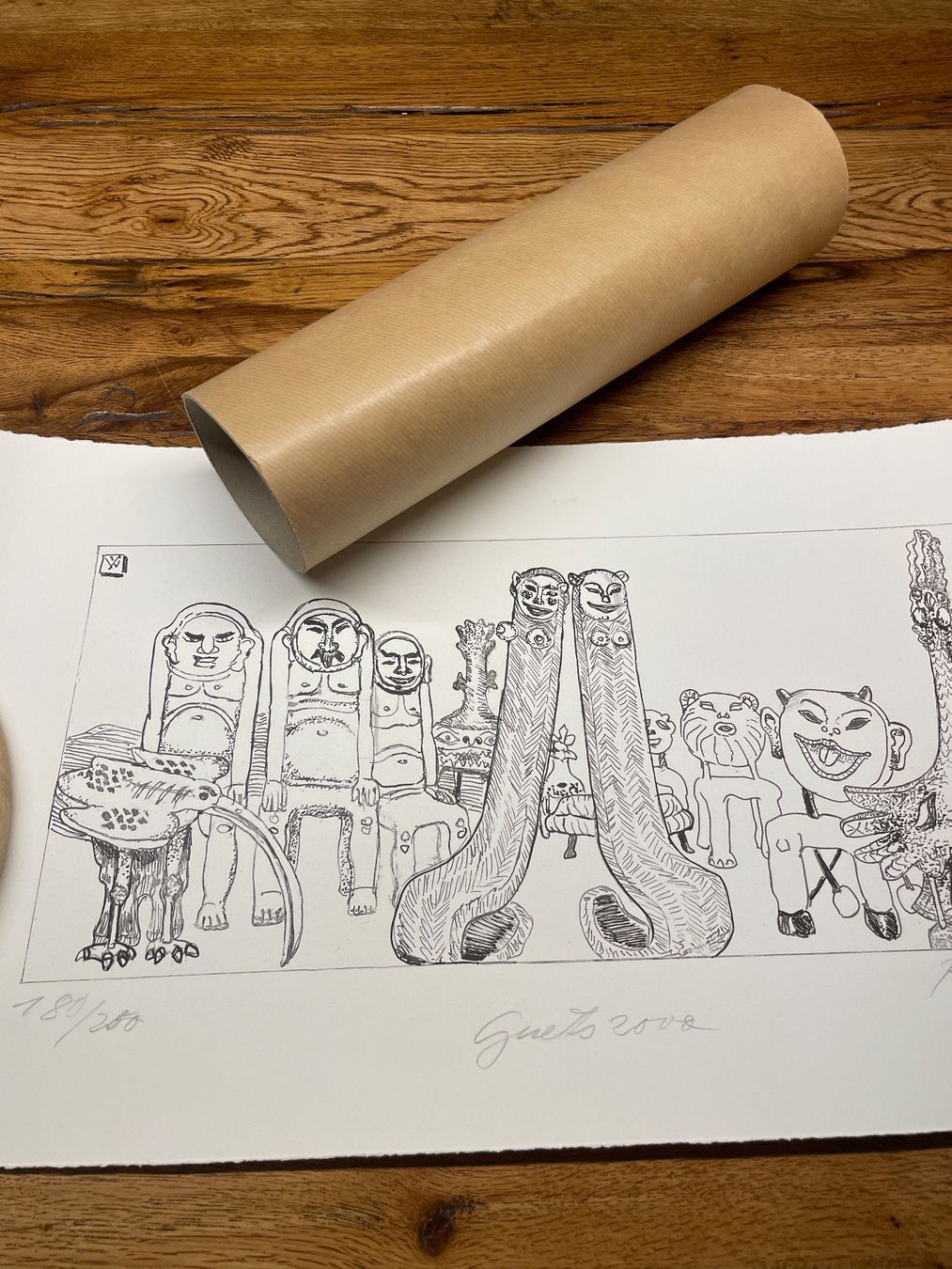 Grafica & Litografie: Lithographie Bruno Weber, handsigniert – Nuovo (secondo la descrizione) da Holderbank AG venduto da Hallo104 7
