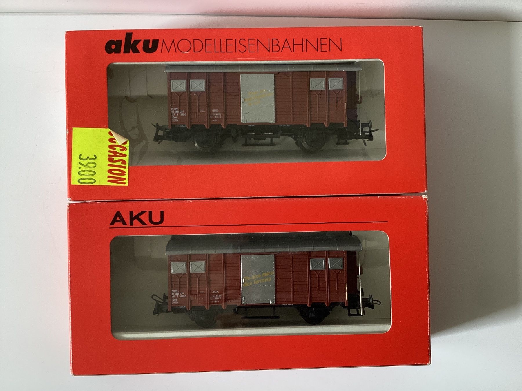 Aku Modellini di ferrovie: Aku Kull Gms 1081 SBB 1:87 H0 – Usato da Effretikon venduto da simtek_de