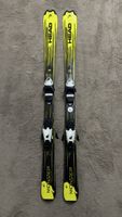 Ski Head Monster gelb schwarz mit Bindung gebrauchter Zustan