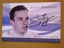 Blaise Sonnery - Rad - Handsigniert