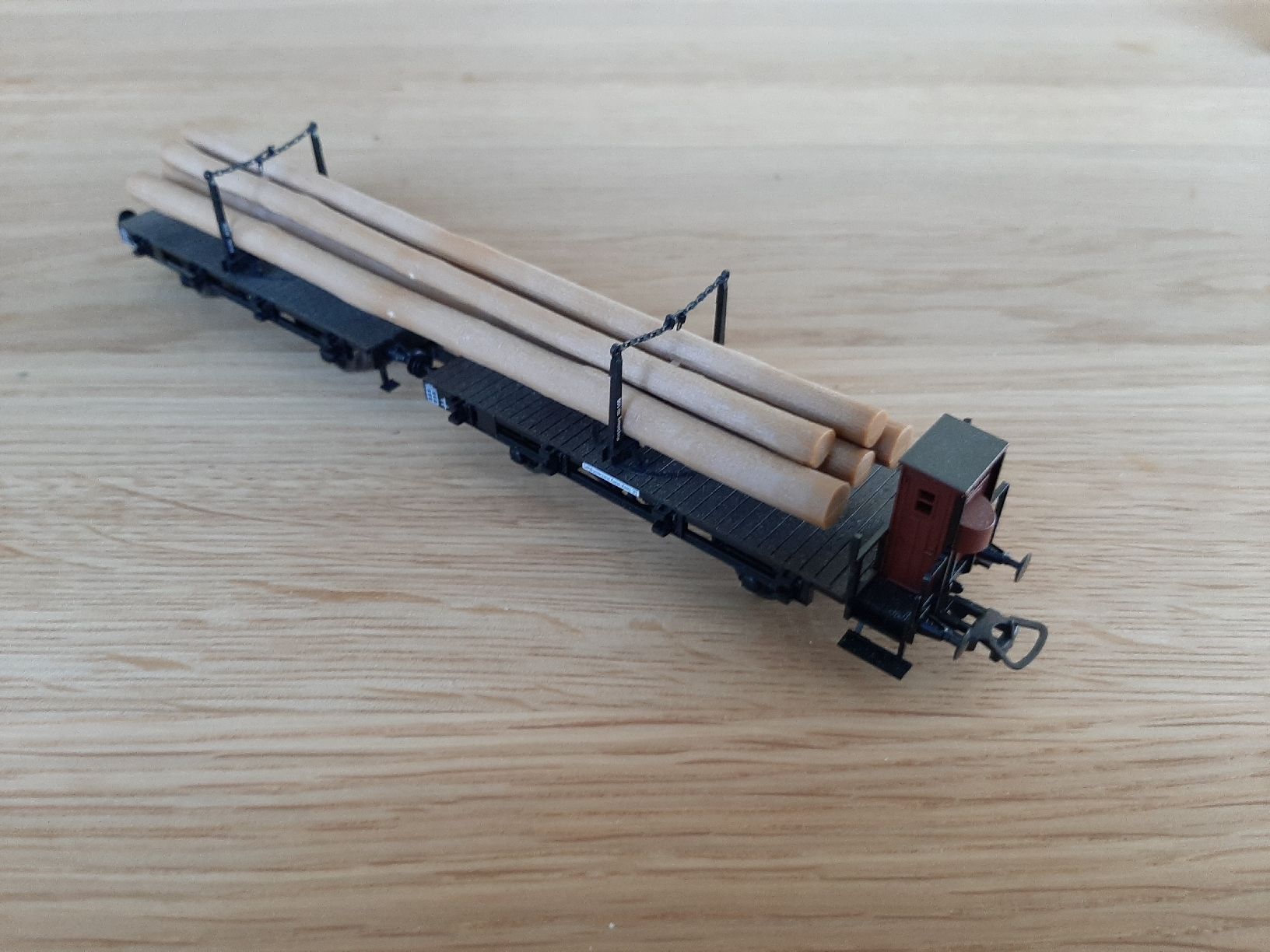 Fleischmann Modellini di ferrovie: Fleischmann 5814 Langholzwagen – Usato da Dietlikon venduto da nick911 1