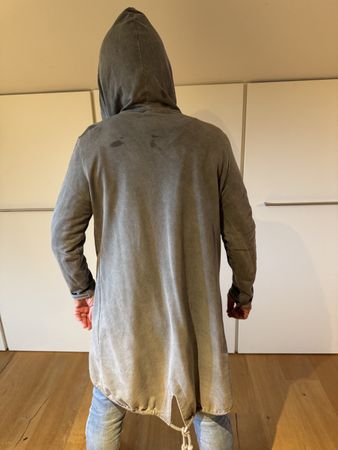 Lässiger Hoodie im Vintage-Look, Grösse L, unisex
