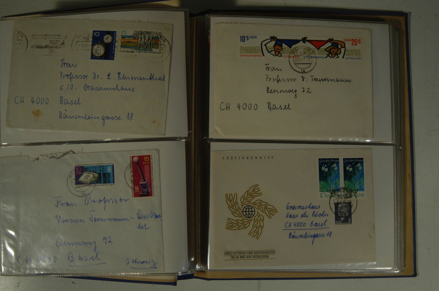 Tutti i francobolli: Ersttagsbriefe DDR auch Luftpost ca. 60 Stück – Usato da Herisau venduto da Wisen 3