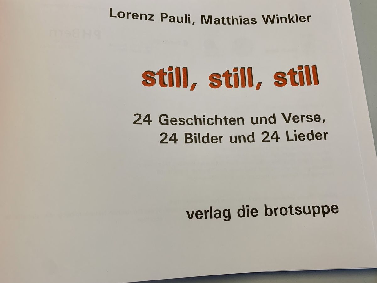Libri: "still, still, still" - Weihnachtsbuch mit Liedern – Nuovo (secondo la descrizione) da Erlenbach ZH venduto da Ritschly 2