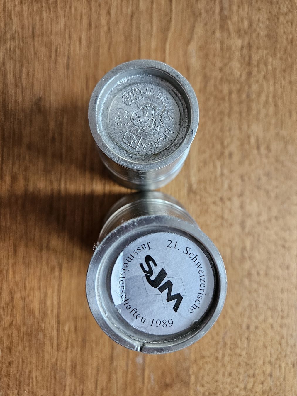 Sigg Bicchieri: 2 Zinn Becher – Nuovo (secondo la descrizione) da Eschenbach SG venduto da MarThu 2