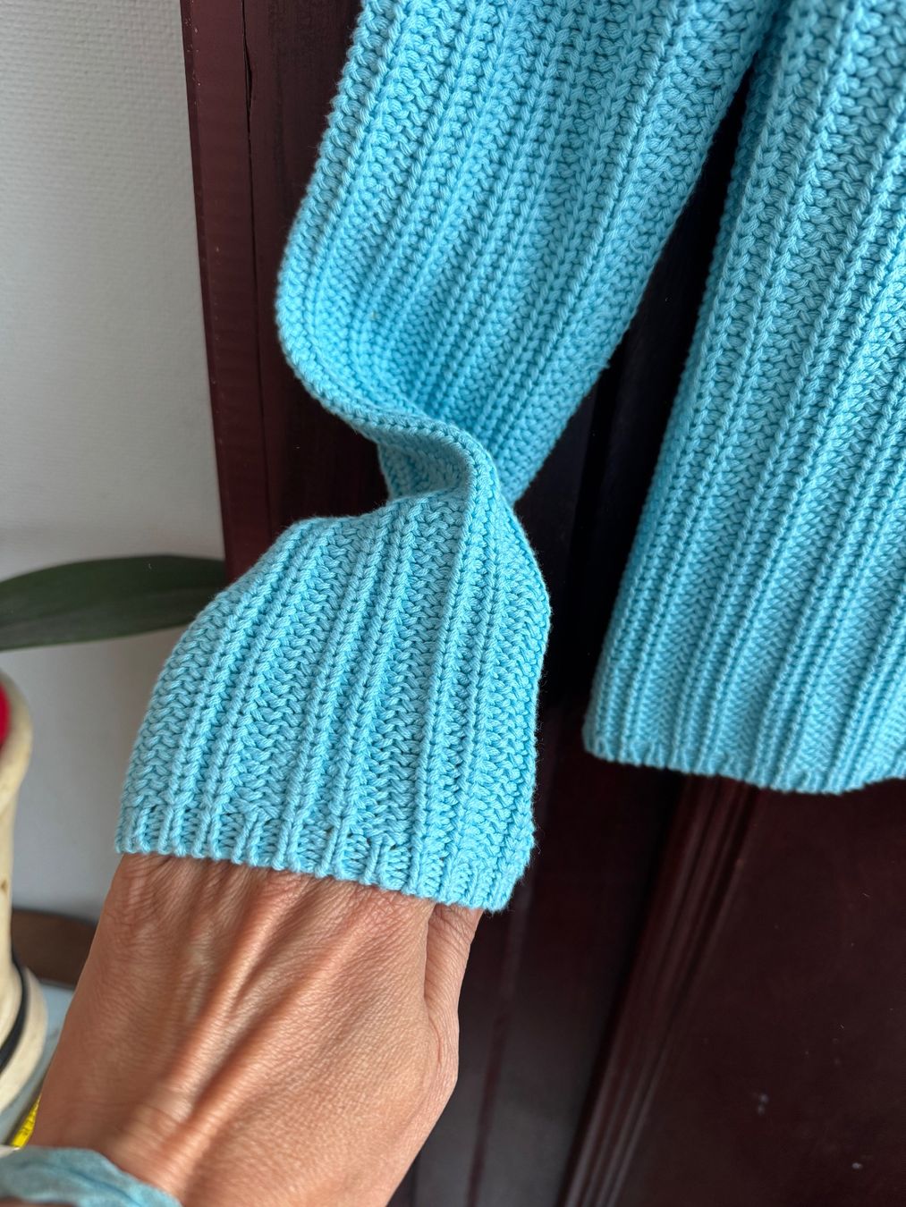 Giacche: Passport Strickjacke Cardigan Türkis – Usato da Obfelden venduto da cesarina10 1