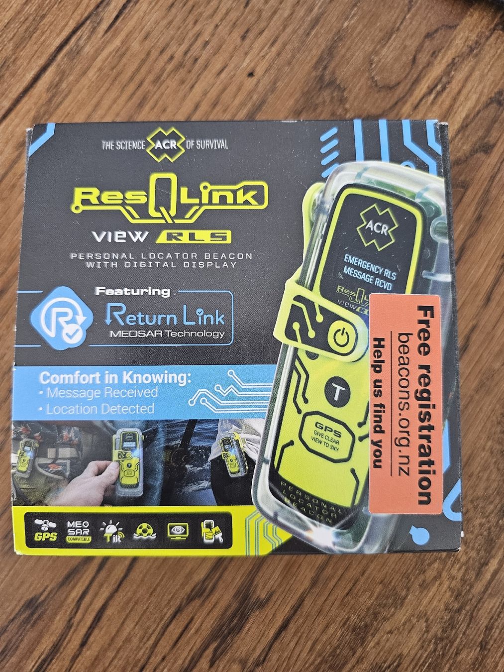 Radiocomunicazione: ACR Personal Locator Beacon – Nuovo e nell'imballaggio originale da Thalwil venduto da meyeran