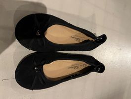 Ballerinas schwarz Grösse 38 (2x getragen)