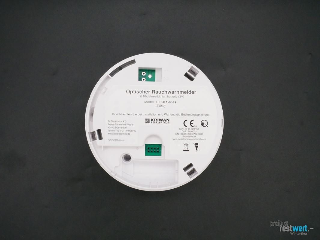 Alarmanlagen: EI ELECTRONICS Rauchwarnmelder Ei650 – Neu (gemäss Beschreibung) aus Winterthur von Restwert_Winterthur 1