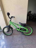 Kinderfahrrad Kawasaki FX16 grün (deffekter Sattel)