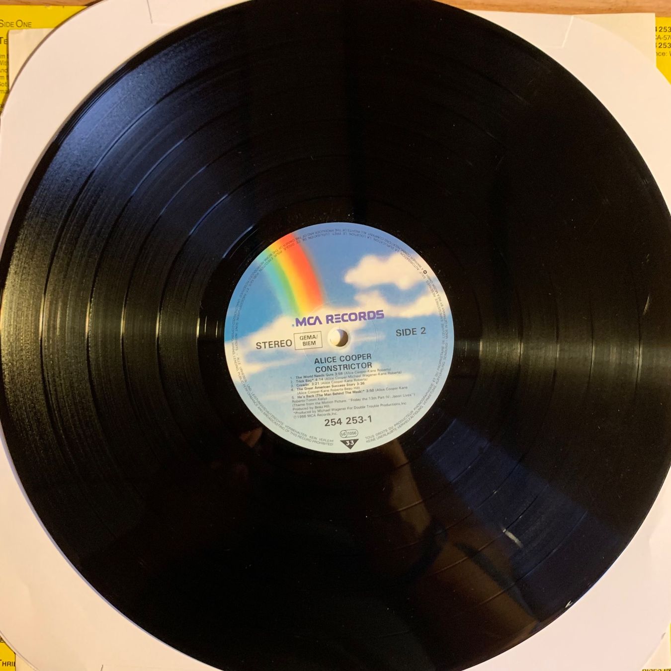Dischi in vinile: ALICE COOPER - CONSTRICTOR...OG GER 1986...VG+/VG – Usato da Gals venduto da Diskopat 3