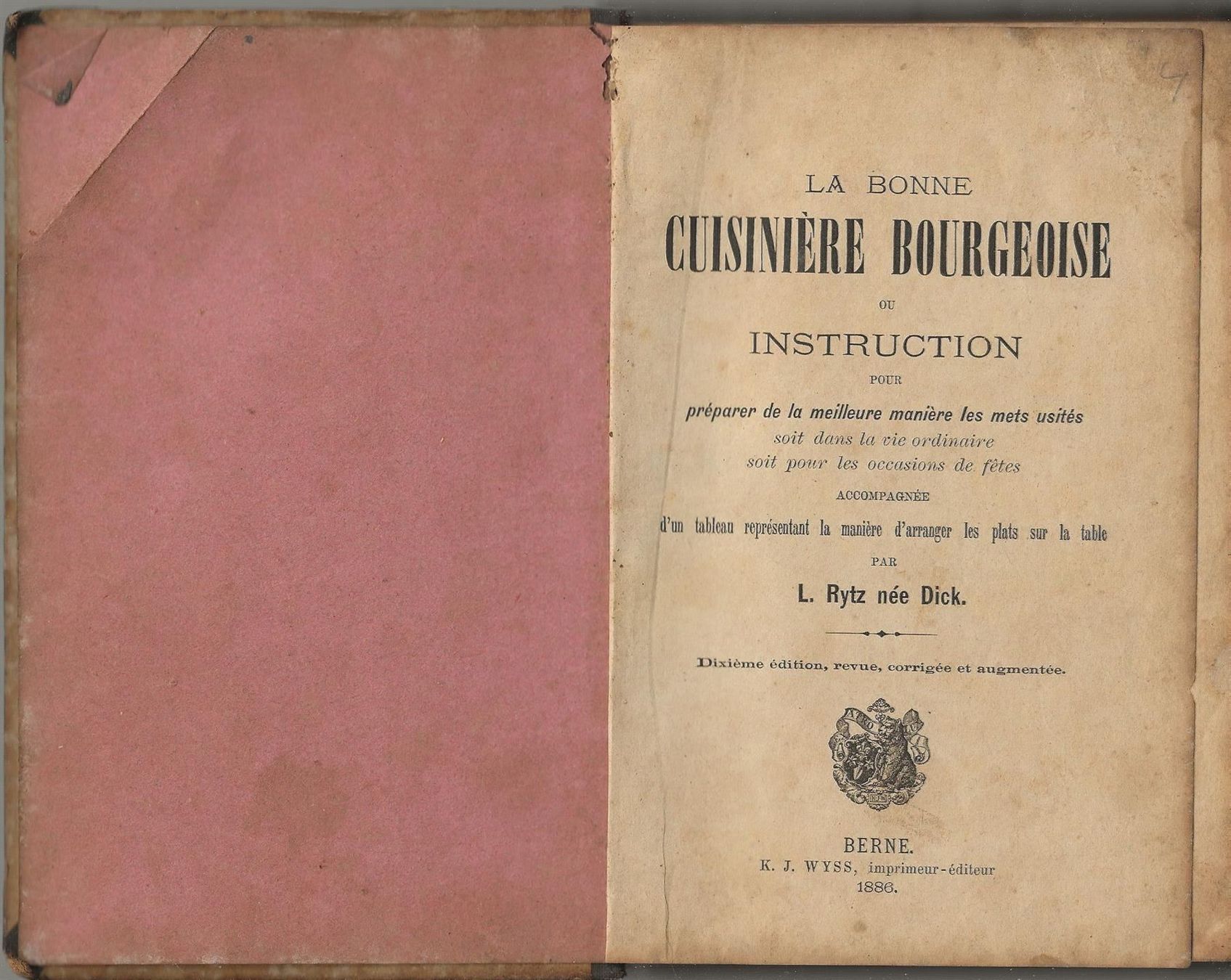 Libri: La bonne cuisinière bourgeoise 1886 – Usato da Bern venduto da Grindelwaldaus 1