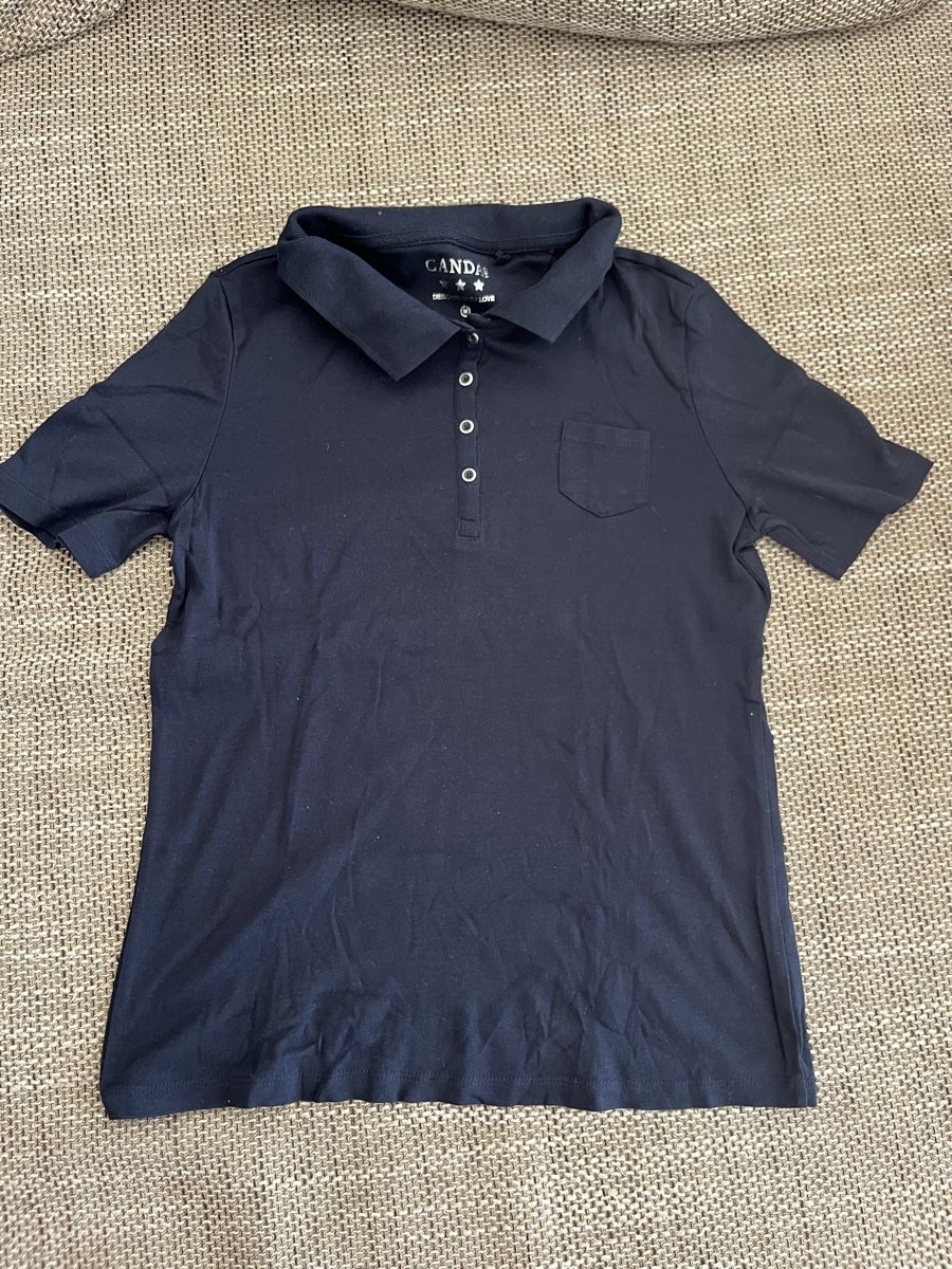 Polo-Shirts: Dunkelblaues Canda Poloshirt - Gr. M – Gebraucht aus Kleinandelfingen von fam_x5rv