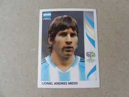Orginal Panini Fussball WM 2006 Argentinien Lionel Messi Rar