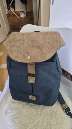 Trendiger Canvas Rucksack im Vintage Look, NeuZustand!
