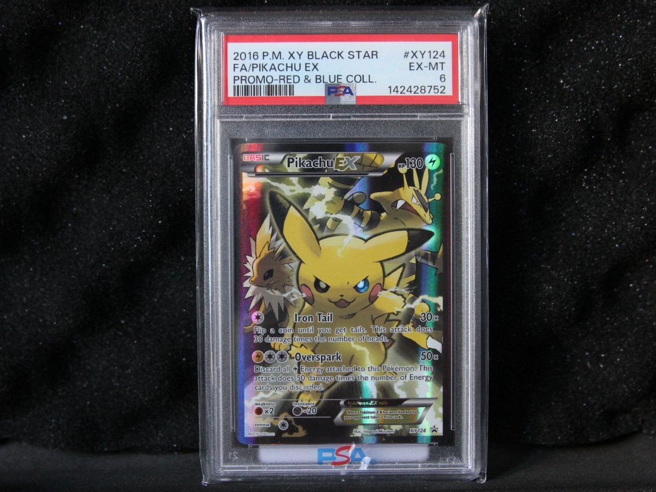 Pokémon Cartes à collectionner: Pikachu EX (XYPR 124)   PSA 6 – D'occasion à Biel/Bienne par cia_2y2y