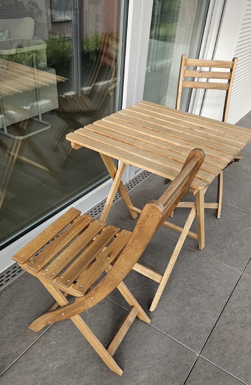Tischset: Ensemble table et 2 chaises de terrasse, 2 coussins offerts – Neu (gemäss Beschreibung) aus Lausanne von ram_tw68 6