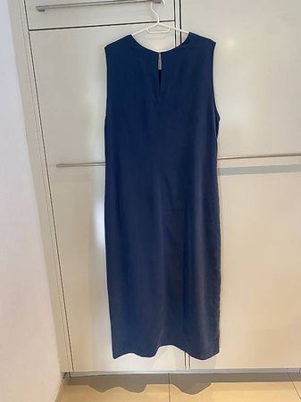 NILE langes Damenkleid Blau Gr. L  neu