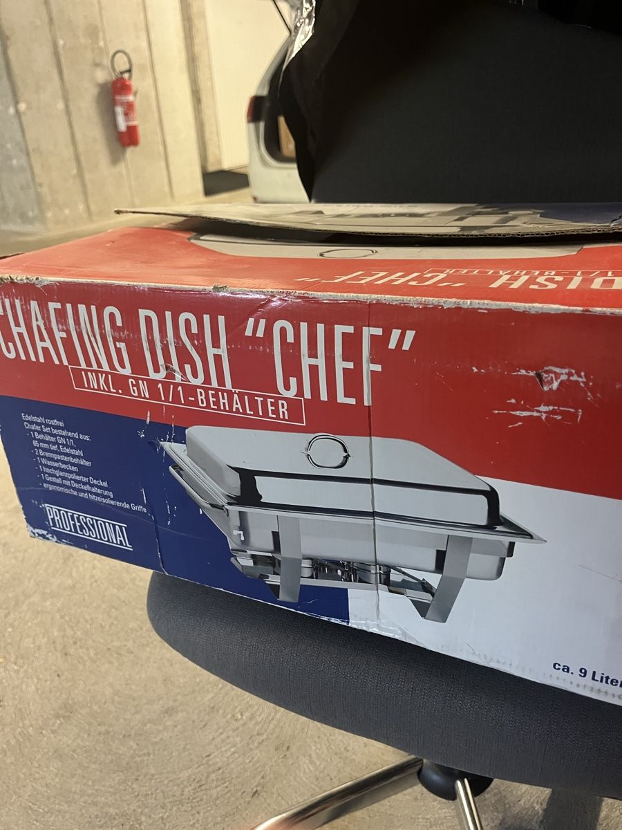 Cucine complete: Catering Chef bac réchaud pour buffet – Nuovo (secondo la descrizione) da Noville venduto da Berlusconi55