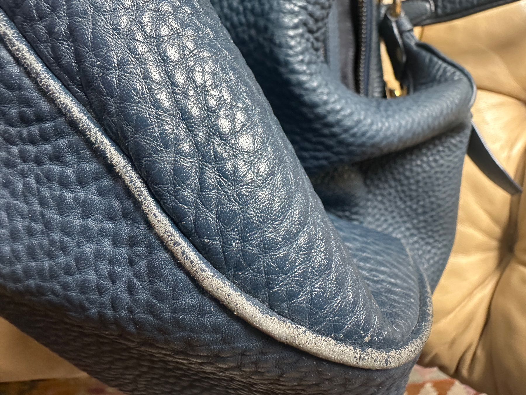 Prada Borse da donna: PRADA Handtasche Leder marine – Usato da zürich venduto da goldklumpen 7