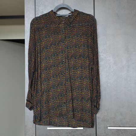 🐸 NILE BLUSE BUNT S 100% VISKOSE