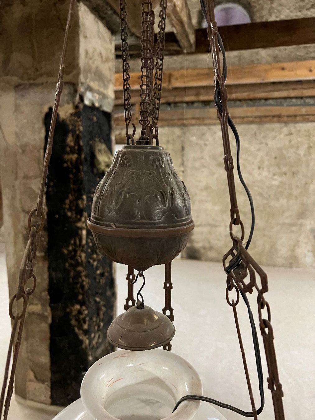 Lampade: Petrol-Zuglampe Antik – Usato da Hauenstein venduto da Montecore72 2