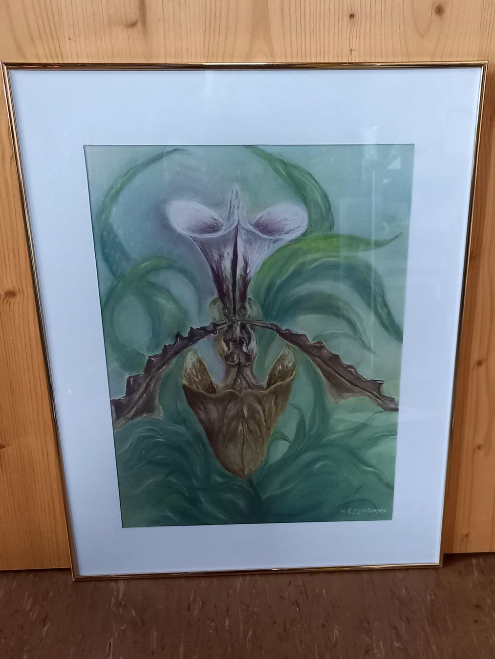 Dipinti: Altes ÖLBILD;  handgemalt und signiert – Usato da Marbach LU venduto da Ilrebo 3