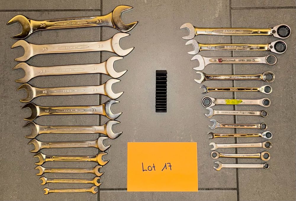Kamasa Ringmaulschlüssel-/Ratschen-Set 16-teilig – 8-24 Mm, 72 Zähne