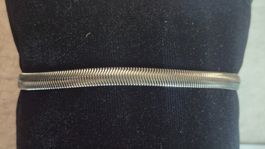 Bracciale a maglia piatta in acciaio inossidabile