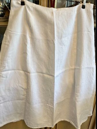 Talbots Rock schwerem 100 % Leinen Jupe Lin èpais T46 NEU