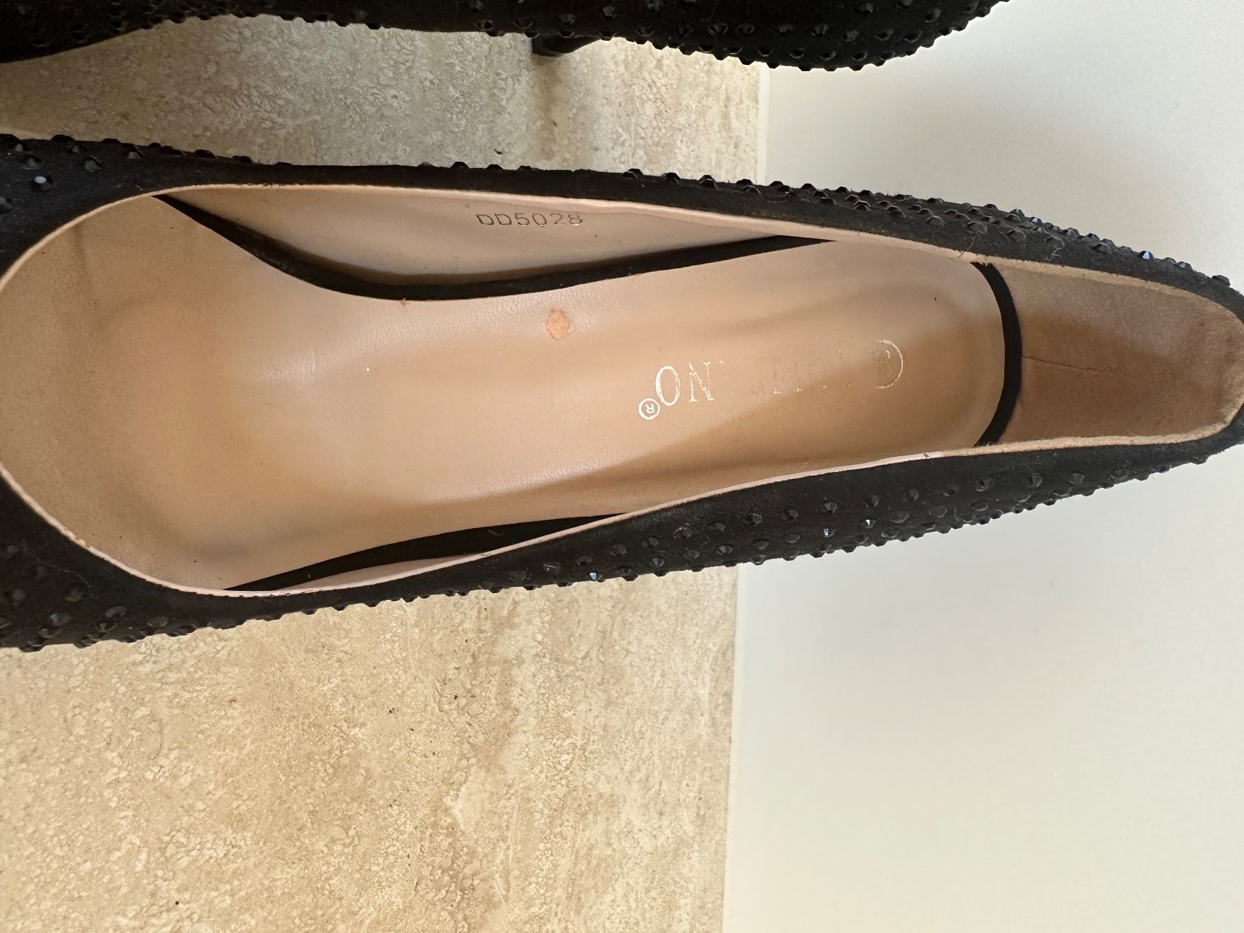 Scarpe da donna: Schwarze High Heels mit Glitzersteinen – Usato da Thalwil venduto da ViviFu 7
